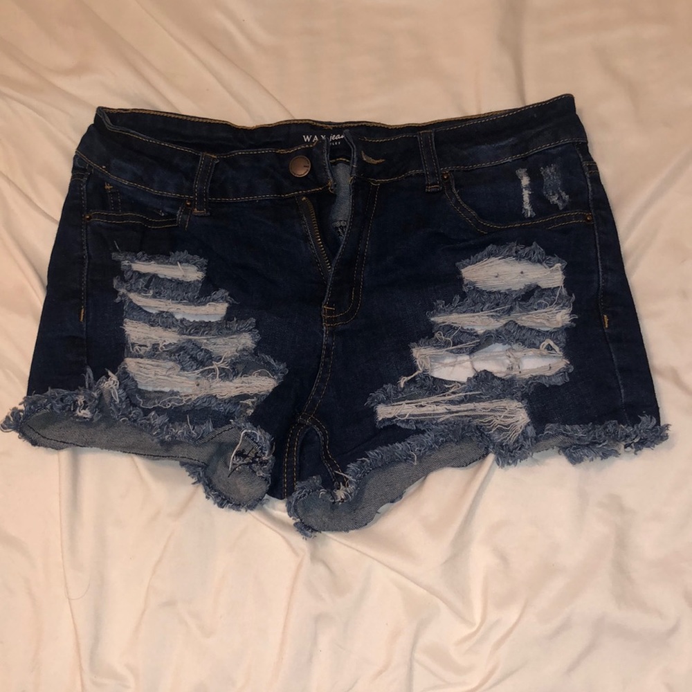 Dark Jean shorts